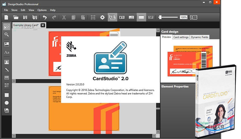 Zebra CardStudio Professional Free Download